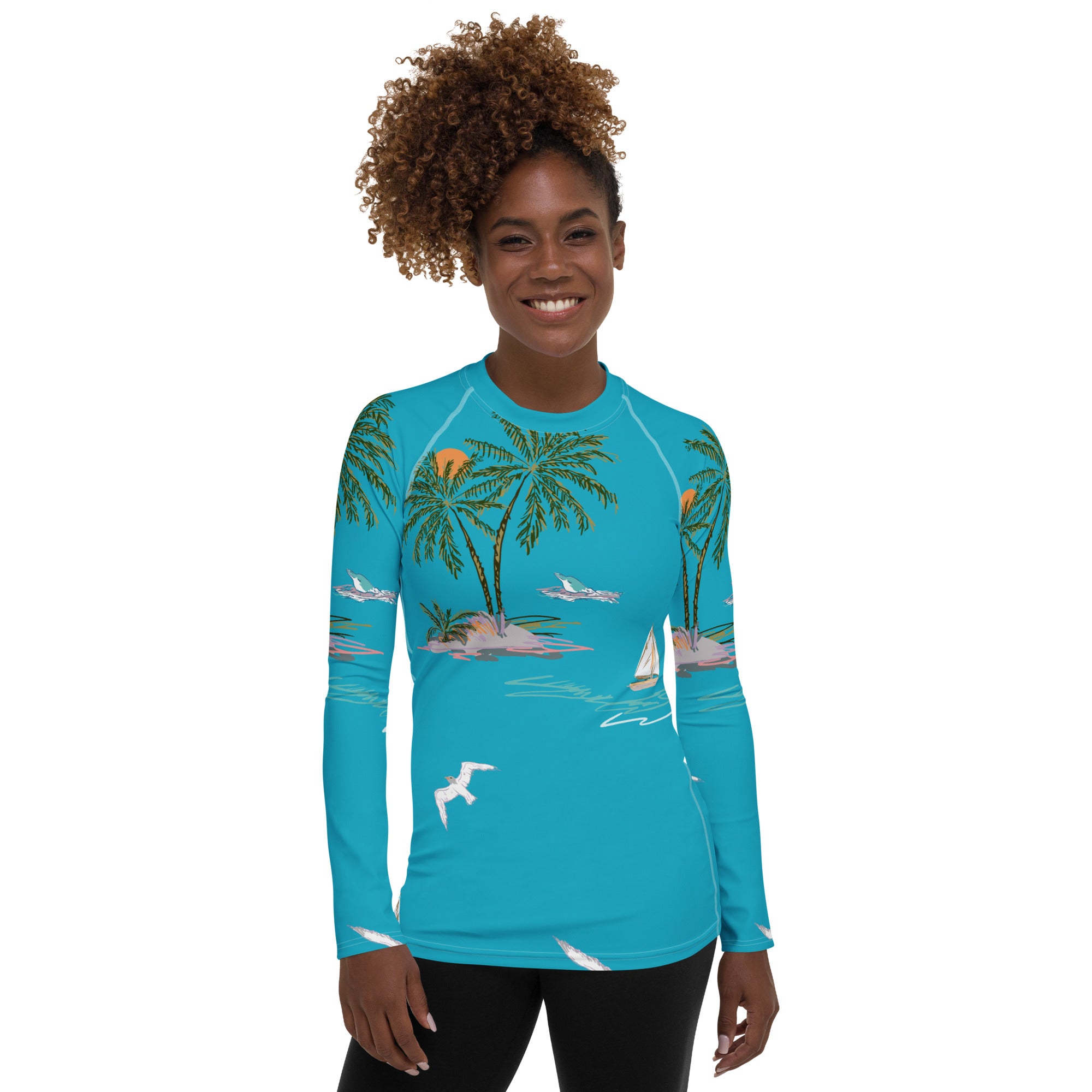 Summer Breeze Performance Rash Guard UPF 50 +